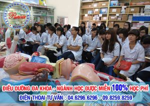 Trung cấp Điều dưỡng được miễn 100% học phí năm 2015